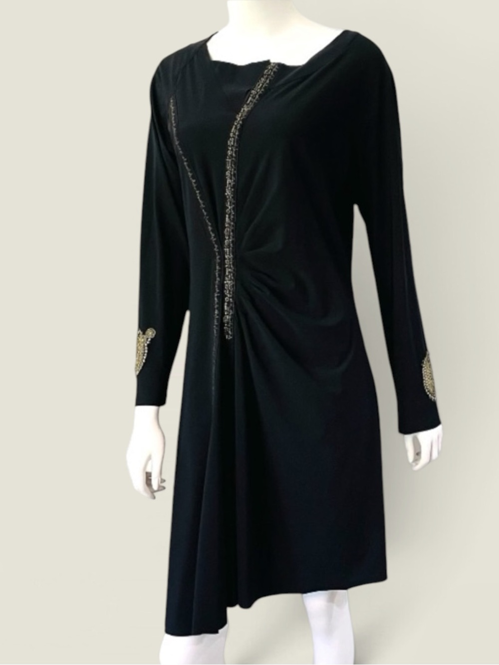AVENTURES DES TOILES VTG Ruched Dress Size EU 42